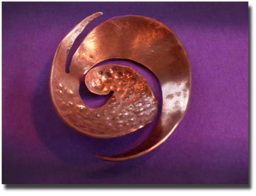copper pendant prototype